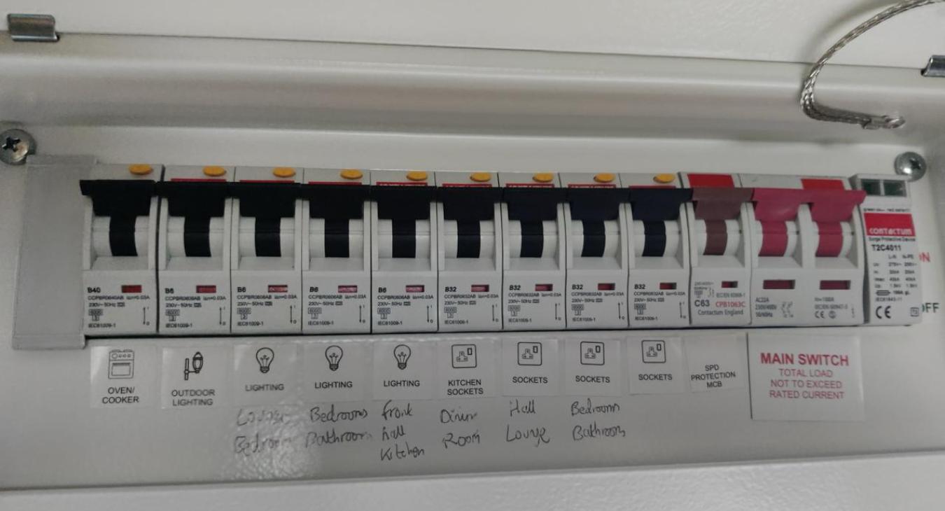 PG Electrics, Consumer Unit Electrician Montrose